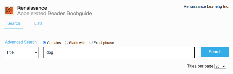 a title search