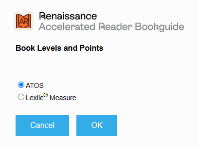 the book level options