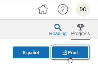 the Print button