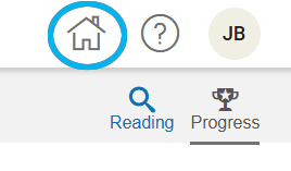 the Home icon